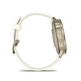 Venu® 4 - 41 mm Lunar gold con cinturino in silicone Bone