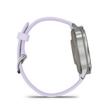 Venu® 4 - 41 mm Silver con cinturino in silicone Periwinkle