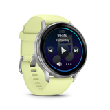 Venu® 4 - 45 mm Silver con cinturino in silicone Citron