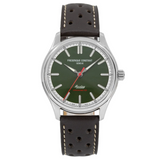 Vintage Rally Austin-Healey Automatico Verde Pelle 40mm