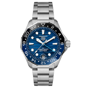 Aquaracer Professional 300 GMT Automatico Blu Acciaio-Orologi-TAG HEUER-Gioielleria Granarelli