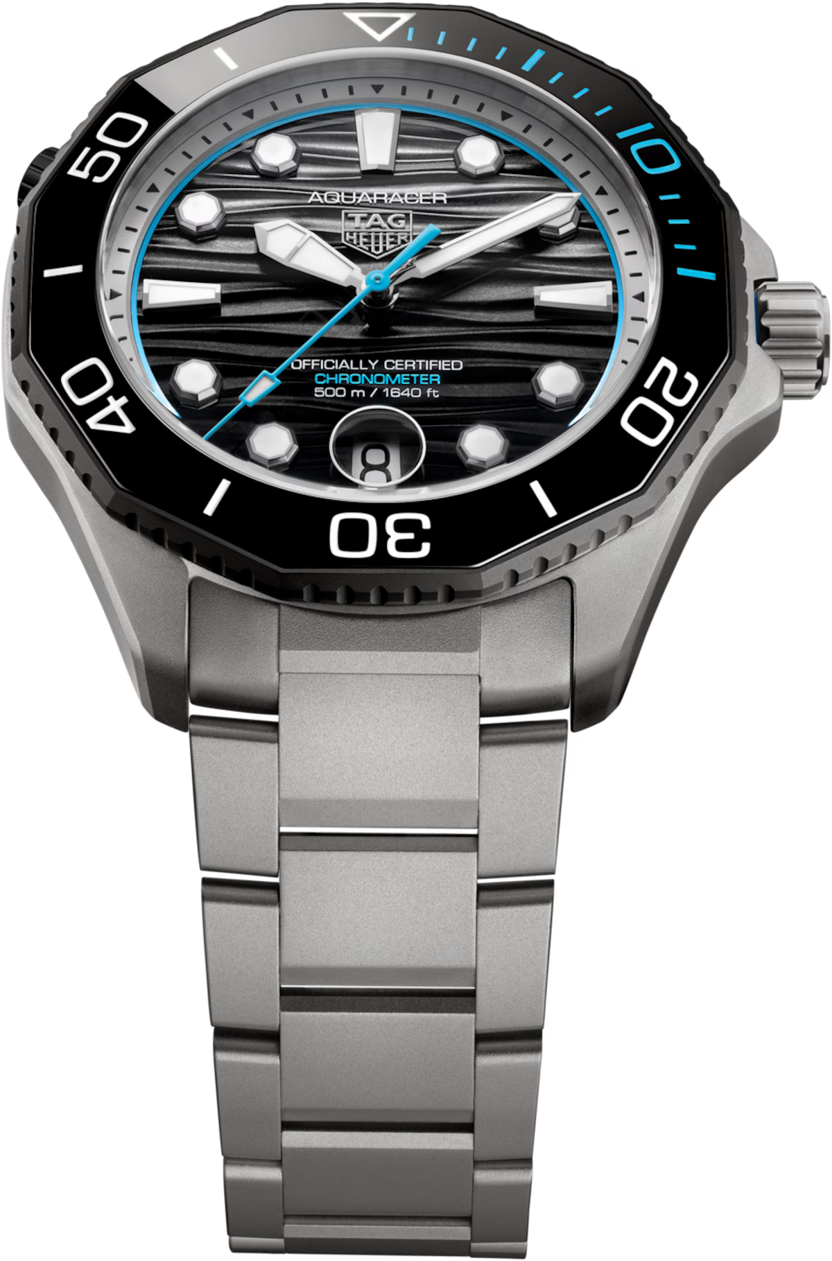 Aquaracer Professional 500 Date Automatico Titanio Edizione Limitata Nero