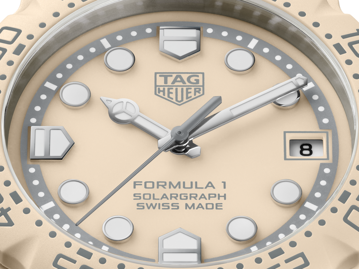 Formula 1 Solargraph TH-Polylight Beige 38mm - Edizione Limitata
