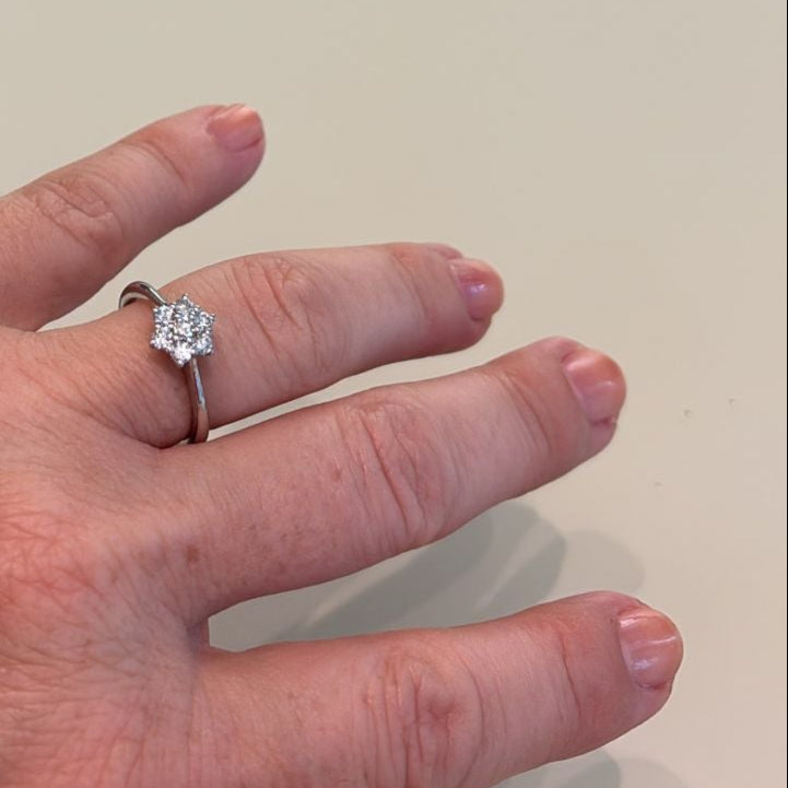 Diamantblütenring.
