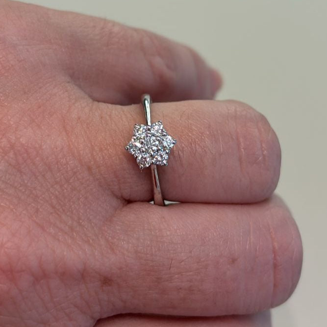 Diamantblütenring.