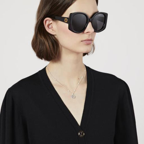 Collana ciondolo Interlocking G-Girocolli-GUCCI-Gioielleria Granarelli