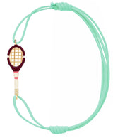 TENNIS BORDEAUX BRACCIALE CORDA VERDE