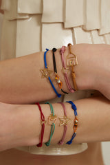 MINI HEART RED ROPE BRACELET