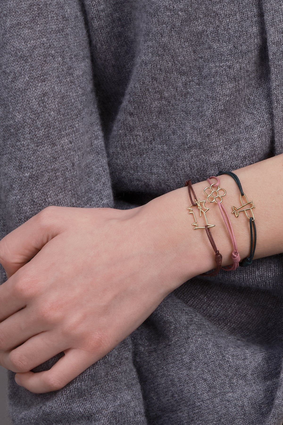 FLORECITA BRACCIALE CORDA