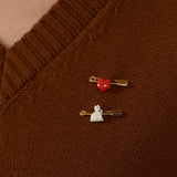 ARPITA MINI CUORE ROSSO SPILLA