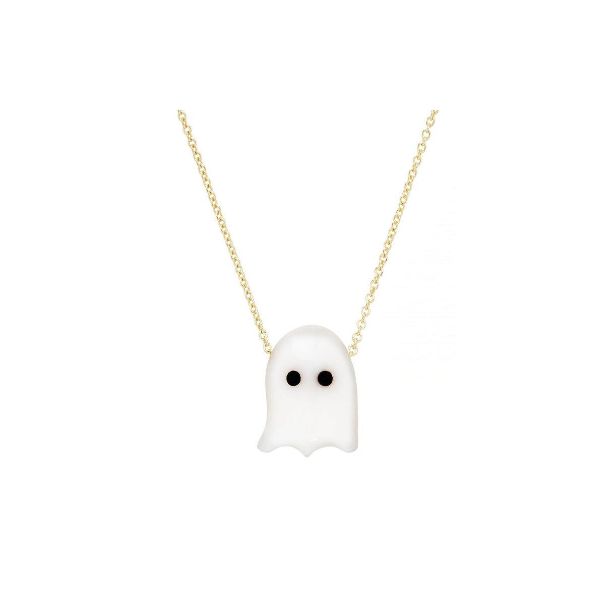 Necklace with ghost