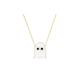 Necklace with ghost