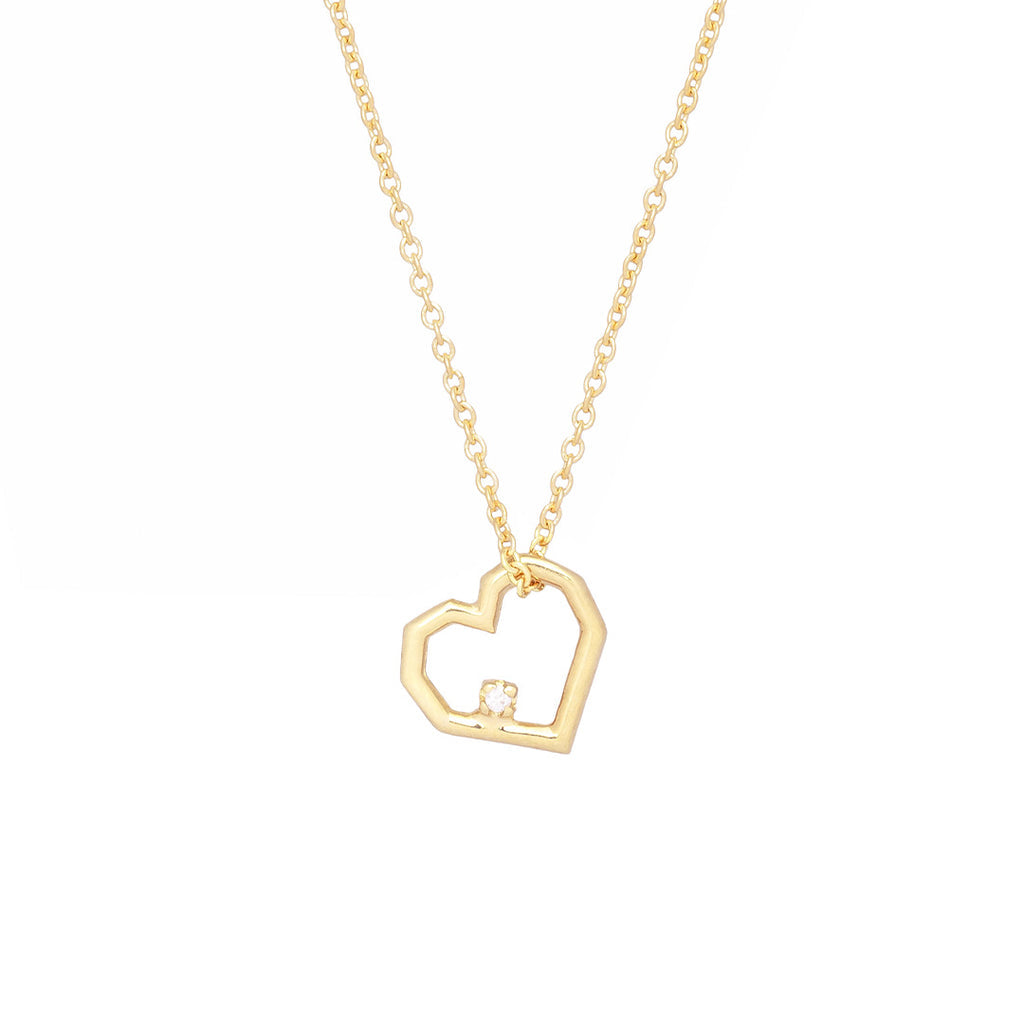 MINI CORAZON BRILLANTE COLLANA-Girocolli-ALIITA-Gioielleria Granarelli