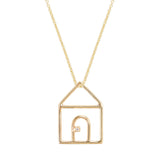 Collana Casa con Brillante-Girocolli-ALIITA-Gioielleria Granarelli
