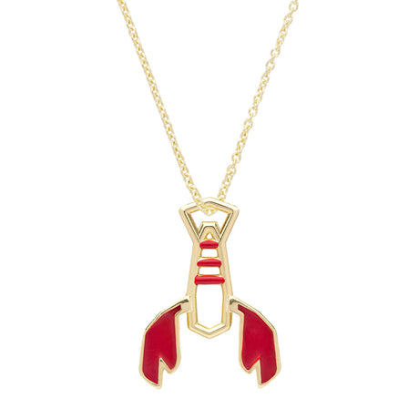 Collana Aragosta Con Smalto Rosso-Girocolli-ALIITA-Gioielleria Granarelli