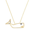 Collana Balena Zaffiro Blu-Girocolli-ALIITA-Gioielleria Granarelli