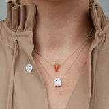 Necklace with ghost