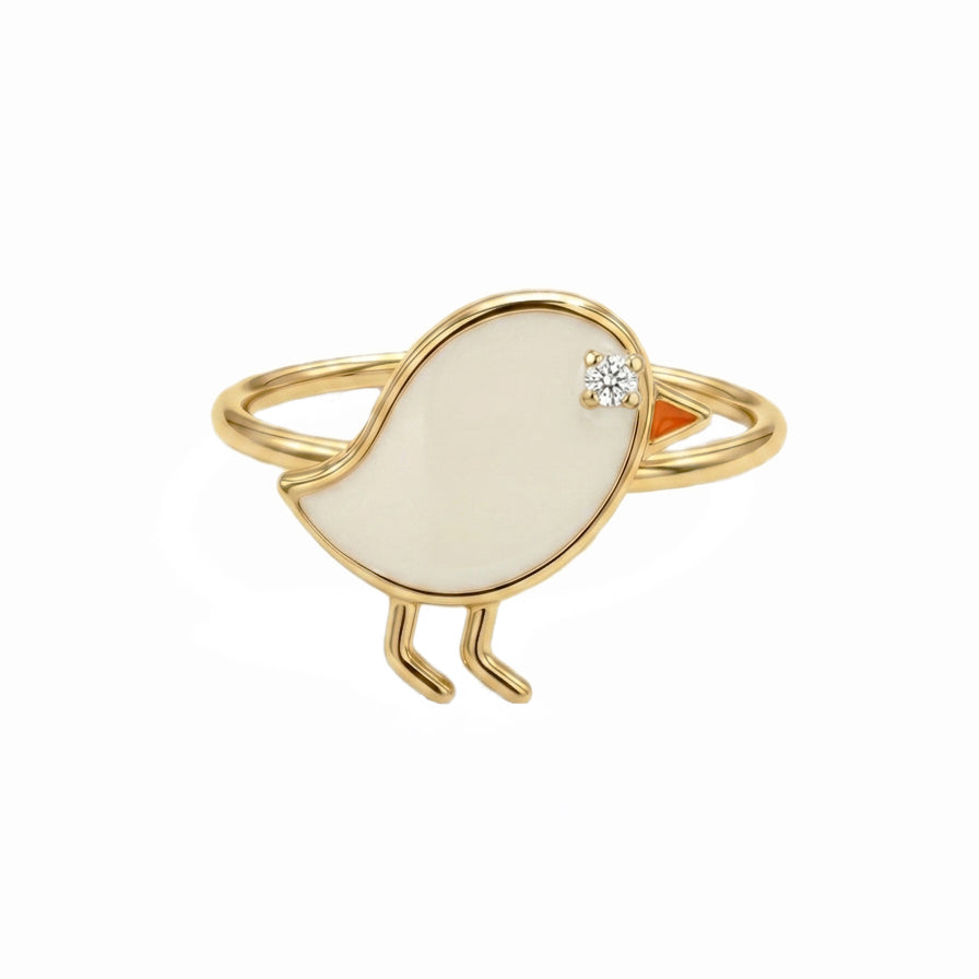 POLLITO BRILLANTE BIANCO ANELLO