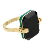 DECO SANDWICH GIADA VERDE E NERA ANELLO