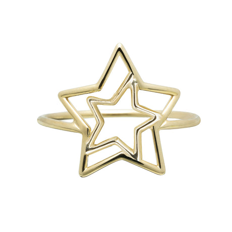 Anello Stella Doppia-Anelli-ALIITA-Gioielleria Granarelli