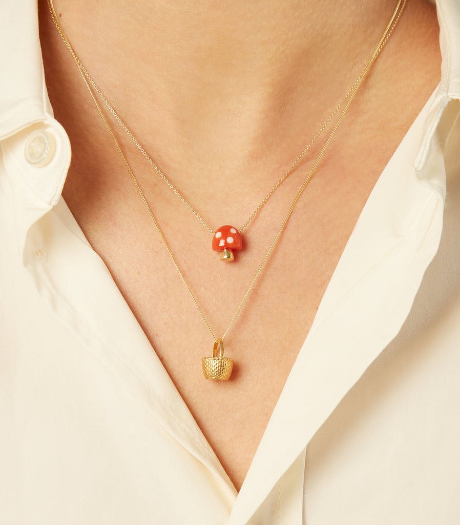Collana Fungo Corallo-Girocolli-ALIITA-Gioielleria Granarelli