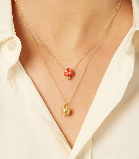 Collana Fungo Corallo-Girocolli-ALIITA-Gioielleria Granarelli