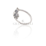 Anello easy bimbo in oro bianco
