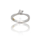 Anello Recarlo Solitario 0.31kt in Oro Bianco e Diamante-Anelli-RECARLO-Gioielleria Granarelli