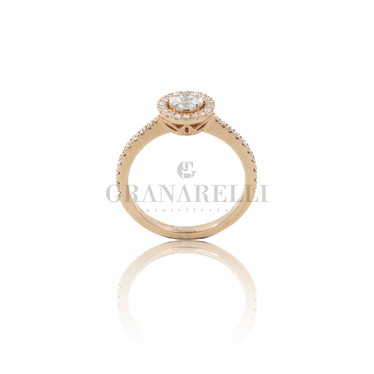 Magic Diamanti lone ring in rose gold