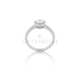 Anello Solitario Magic Diamanti in Oro Bianco