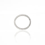 Anello Fedina con Diamanti 0.85kt in Oro Bianco-Anelli-GRANARELLI-Gioielleria Granarelli