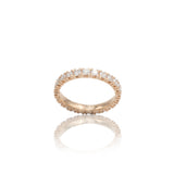 Anello Fedina con Diamanti 1.52kt in Oro Rosa-Anelli-GRANARELLI-Gioielleria Granarelli