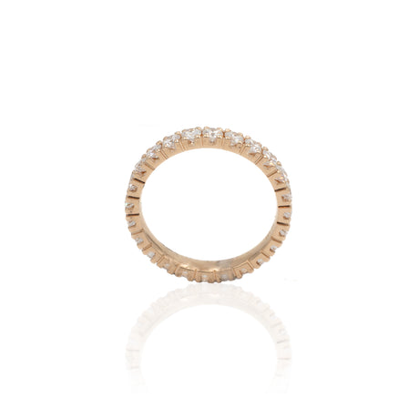 Anello Fedina con Diamanti 1.52kt in Oro Rosa-Anelli-GRANARELLI-Gioielleria Granarelli