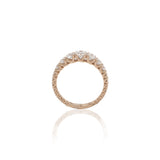 Anello Fedina Scalata con Diamanti 1.54kt in Oro Rosa-Anelli-GRANARELLI-Gioielleria Granarelli