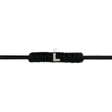 Bracciale Cordino Iniziale Oro bianco e Diamanti