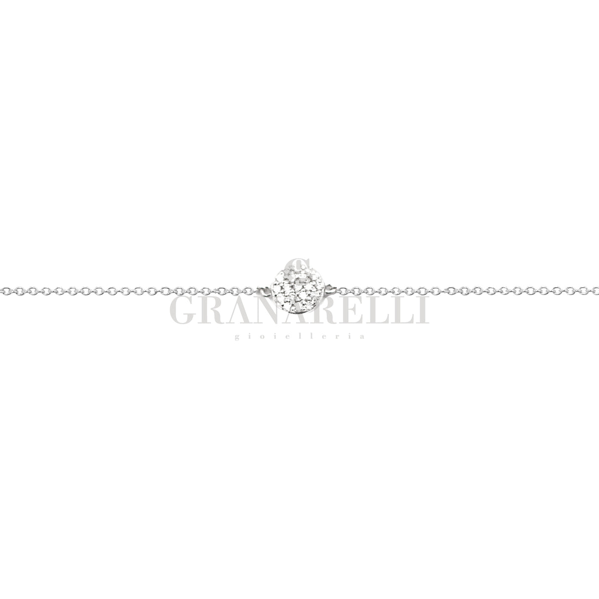 Bracelet with white gold diamonds