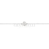 Bracelet with white gold diamonds