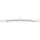 Bracciale barretta Media diamanti Bianchi oro Bianco