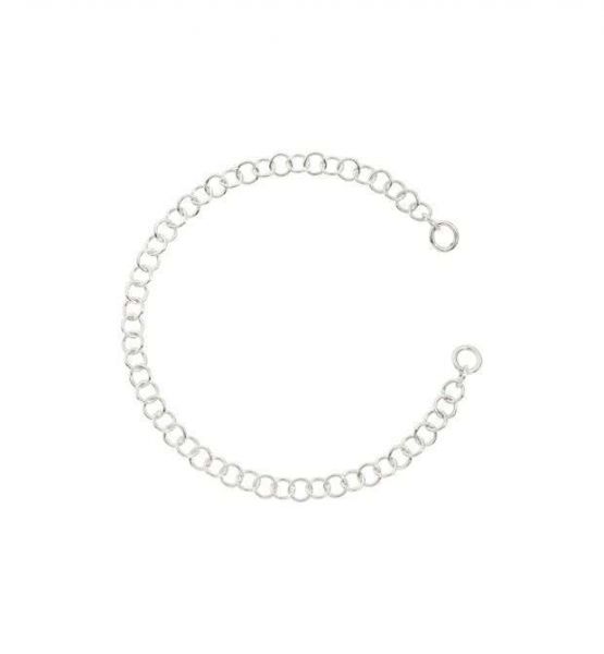 DoDo Bracciale Catena Leggera Essentials in Argento