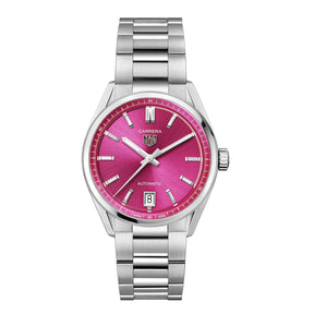 carrera Date 36mm Rosa-Orologi-TAG HEUER-Gioielleria Granarelli