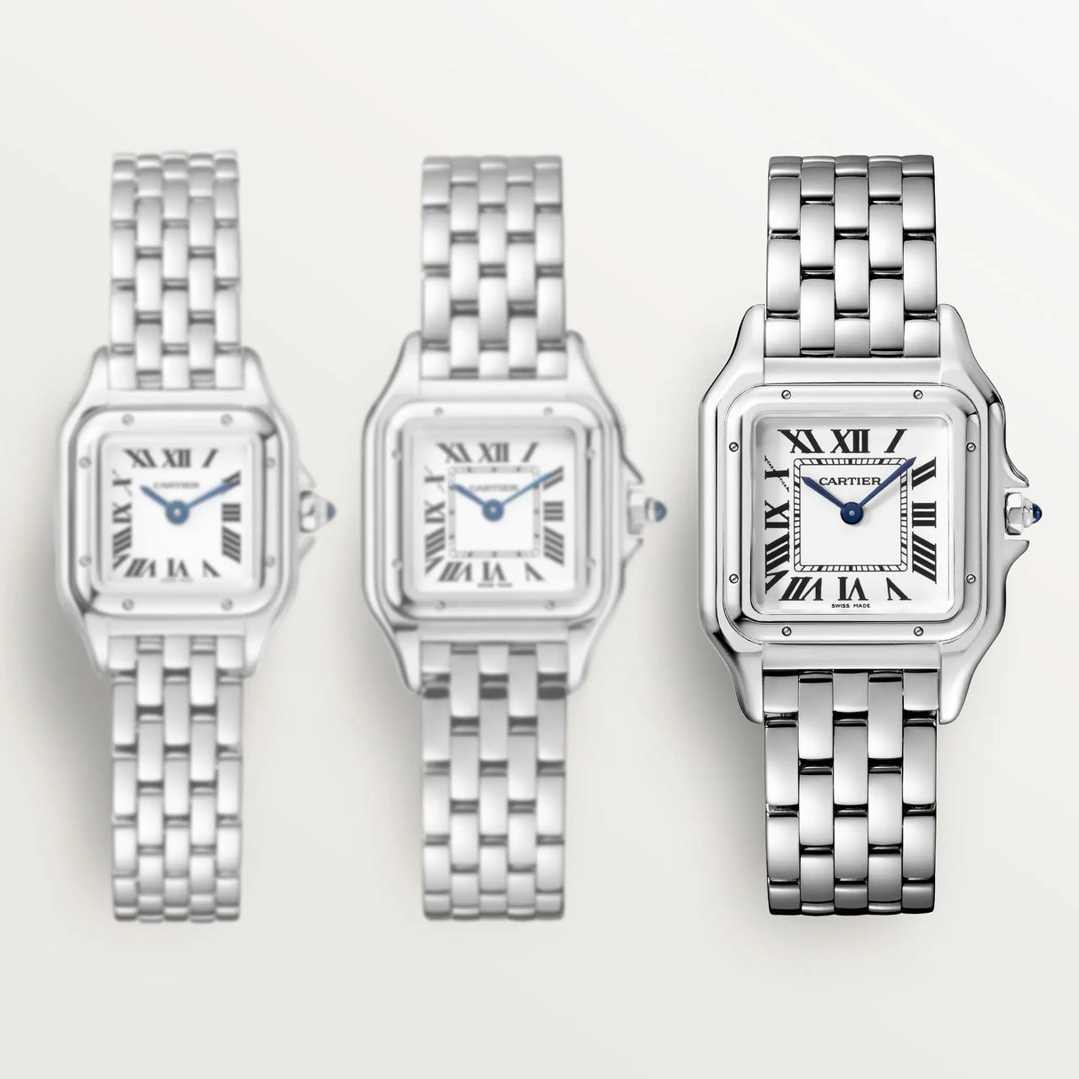 Panthère De Cartier, modello medio, acciaio, quarzo NUOVO