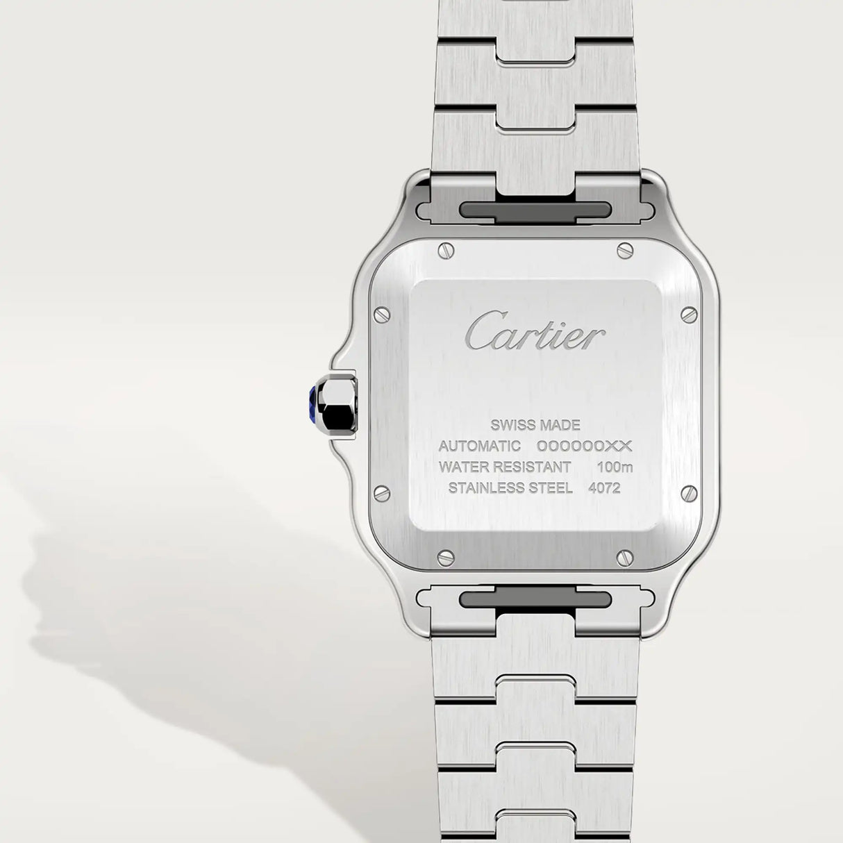 Santos de Cartier. Modello grande, movimento automatico, acciaio SECOND HAND