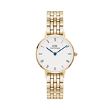 Petite Roman Numerals 5-Link Gold