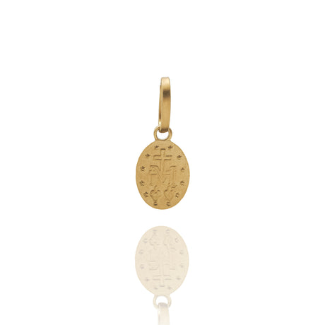 Ciondolo Madonna In Oro Giallo-Ciondoli-GRANARELLI-Gioielleria Granarelli