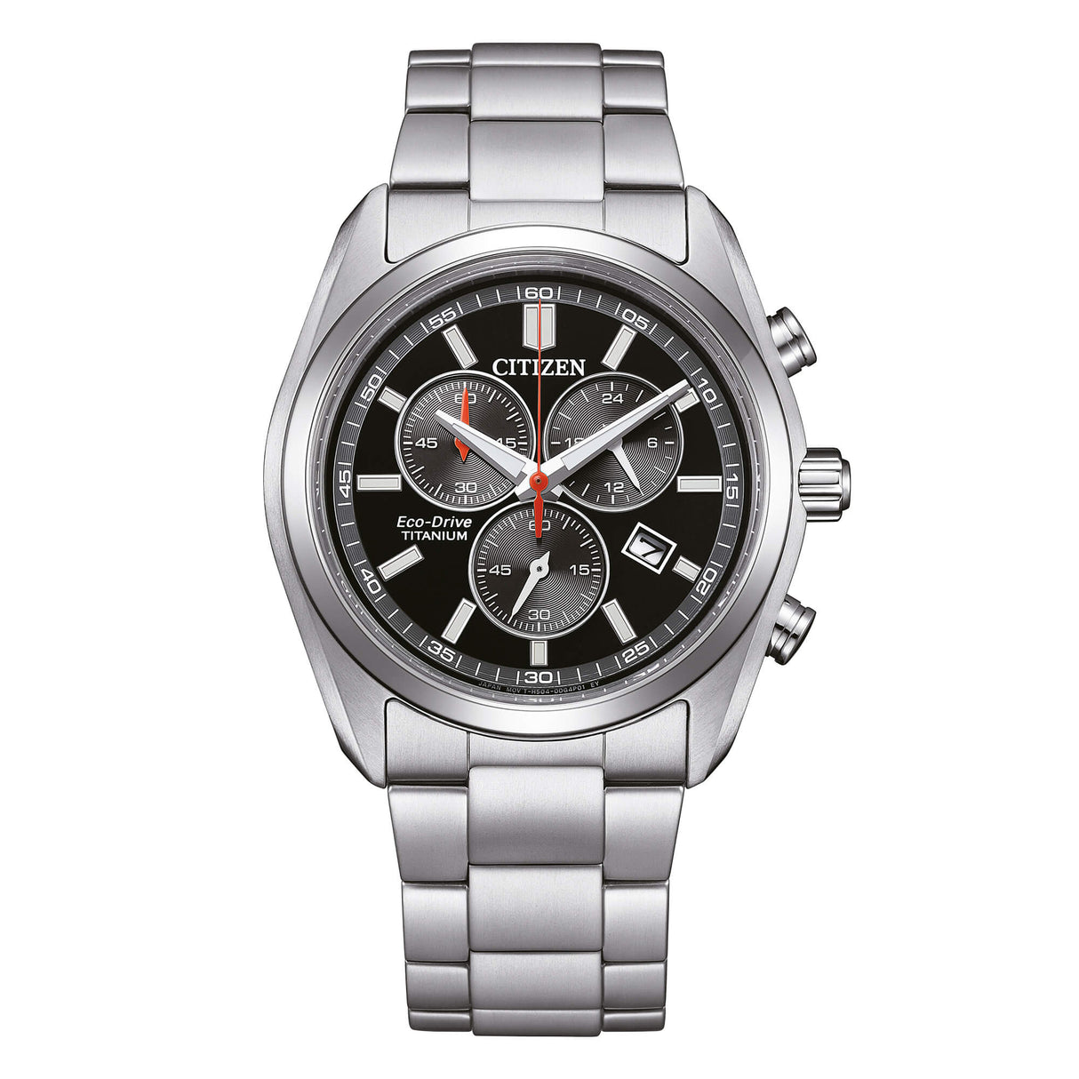 Super Titanium Eco Drive Crono Nero Black 40mm