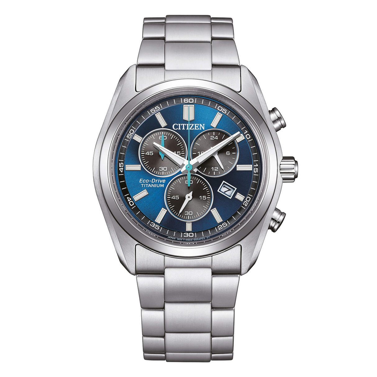 Super Titanium Eco Drive Crono Blu 40mm