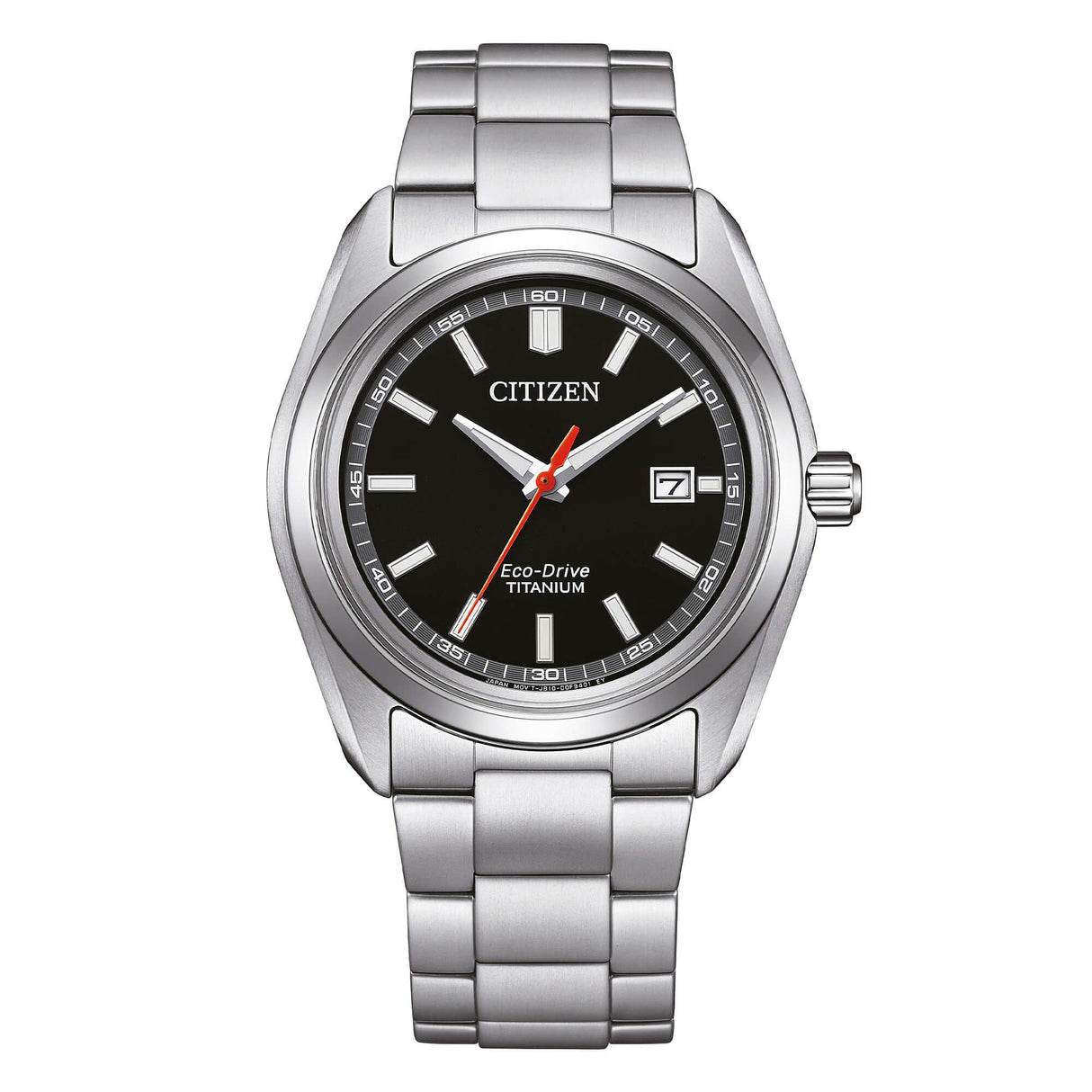 Super Titanium Eco Drive 1900 Nero Black 40mm