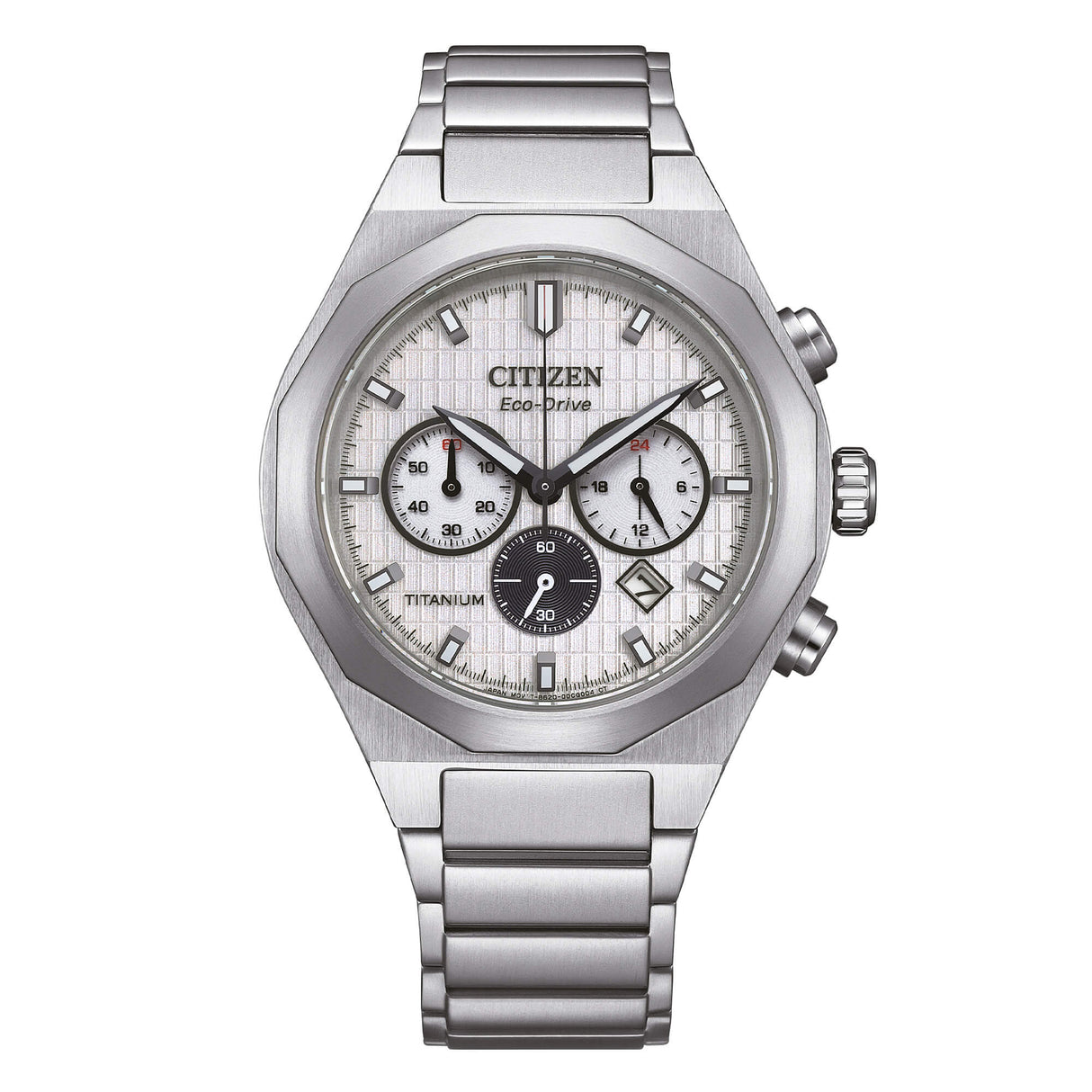 Zenshin Senkei Cronografo Titanio Bianco 41mm