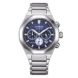 Zenshin Senkei Cronografo Titanio Blu 41mm