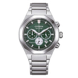 Zenshin Senkei Cronografo Titanio Verde 41mm